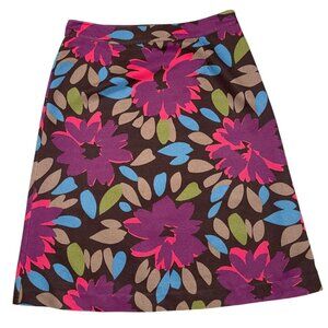 Boden Floral Mod A-Line Skirt SIZE-10R